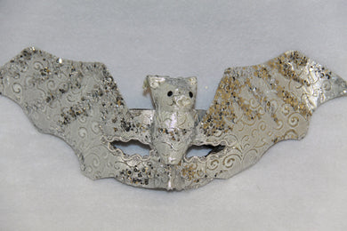 Bat Masquerade Mask Silver