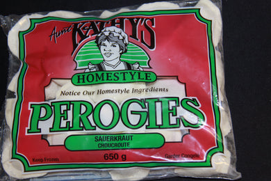 Aunt Kathy's Sauerkraut Perogies