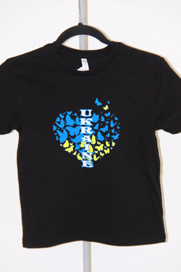 Lovely Butterflies Youth Softstyle T-Shirt- Black