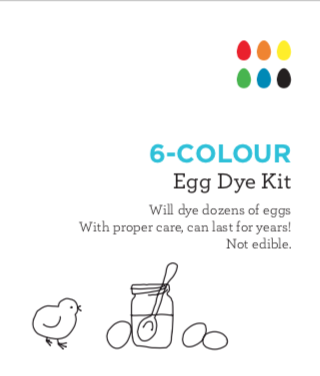 6-Colour Egg Dye Kit