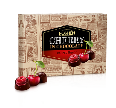ROSHEN Cherry liquor in dark chocolate 155g