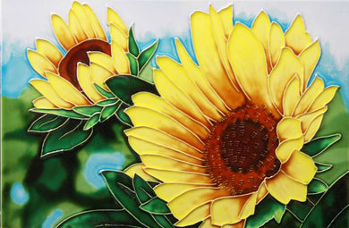 Sunflower Garden Ceramic Art