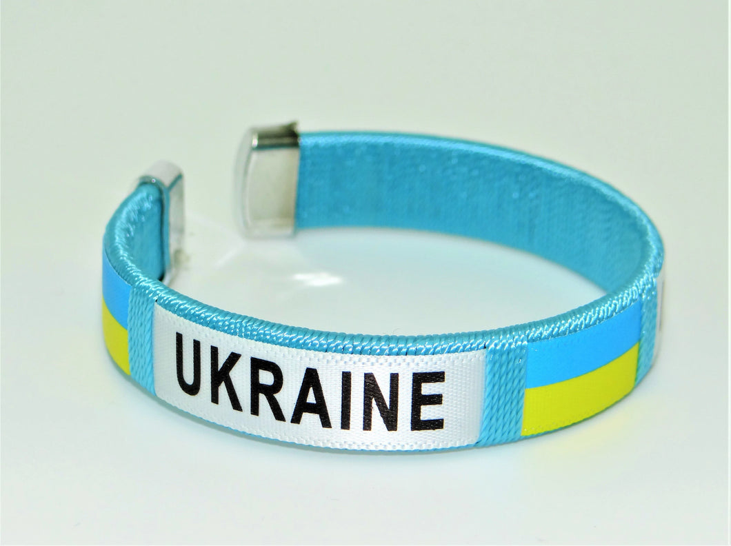 Ukraine C Bracelet- Light blue