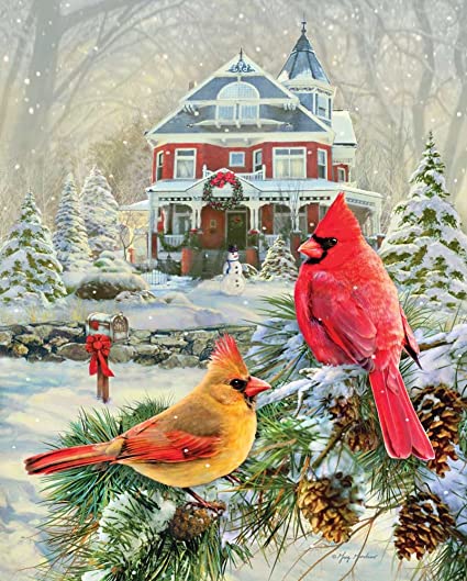 Cardinal Holiday Retreat Springbok Puzzle- 1000pc