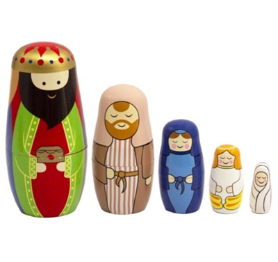 Hearthsong Nativity Nesting Dolls