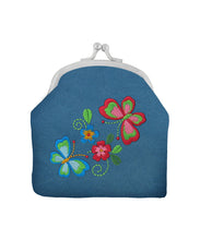 Load image into Gallery viewer, Garden Flower Kiss Lock Coin Purse