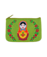 Load image into Gallery viewer, Matryoshka Doll Embroidered Small Pouch
