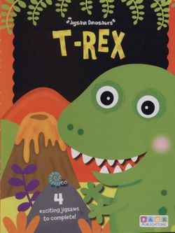 T-Rex Puzzle Book- 20 pc x 4