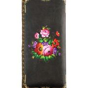 Load image into Gallery viewer, Ukrainian flower print large wallet