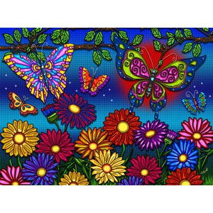 Flowers and Butterflies- 300 PC XXL