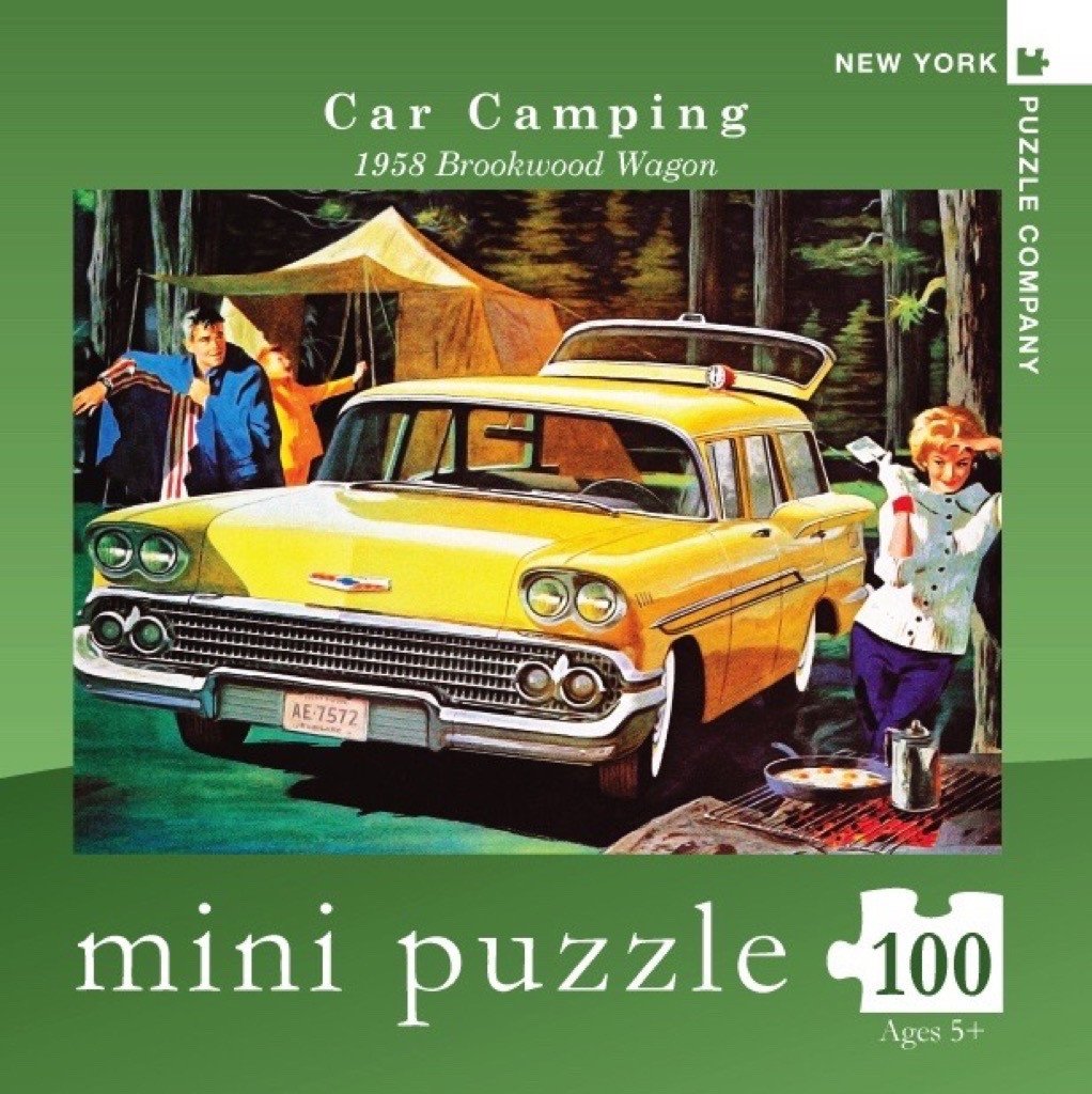 Car Camping- 100 pc mini puzzle