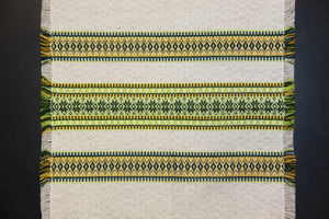 Green Natural Woven Napkin 13.25" x 13.75"
