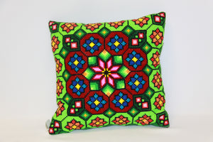 Traditional Ukrainian Embroidered Pillow