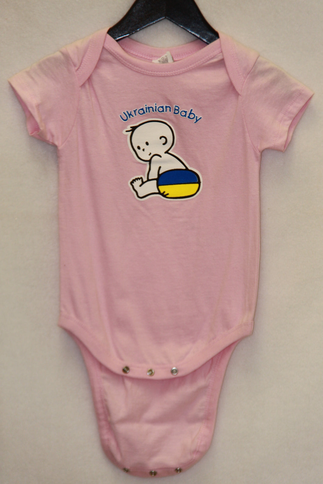 Ukrainian Baby Onesie- Pink