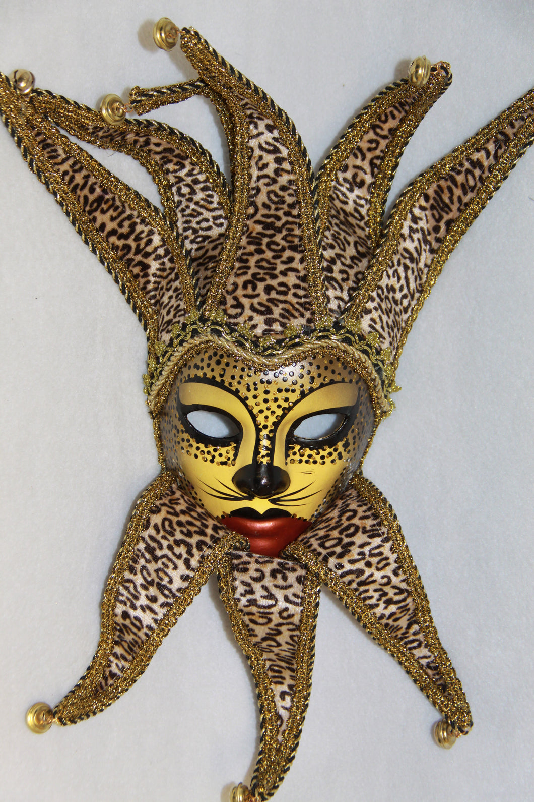 Jester Masquerade Mask Cheetah