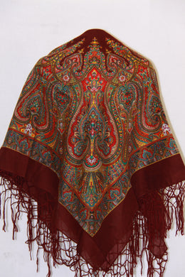 Paisley Hustka Burgundy