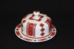 Round Covered Butter Dish