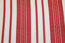 Load image into Gallery viewer, Red Woven Tablecloth 56&quot; x 156&quot;