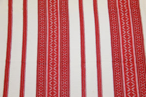 Red Woven Tablecloth 56" x 156"