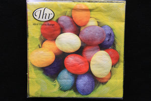 Coloured Egg Napkins 20pk