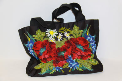 Beaded Poppy Purse
