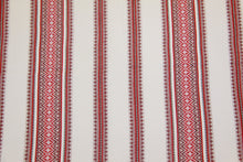Load image into Gallery viewer, Red Woven Tablecloth 55&quot; x 44&quot;