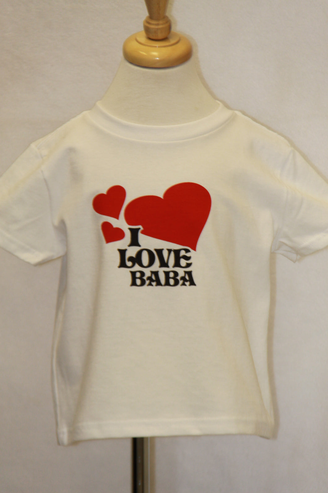 I Love BABA Toddler- White