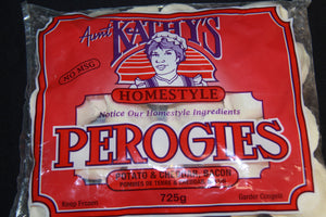 Aunt Kathy's Potato, Cheddar & Bacon Perogies