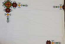 Load image into Gallery viewer, Hand Embroidered Fine Linen Tablecloth 60&quot; x 60&quot;