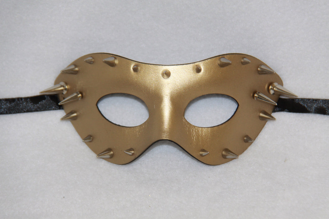 Masquerade Mask Gold Spike