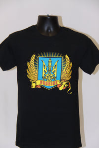Ukraine Wheat T-Shirt- Black