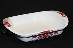 Rectangle Casserole with Stand