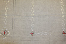 Load image into Gallery viewer, Hand Embroidered Natural Linen Tablecloth 55&quot; x 84&quot;