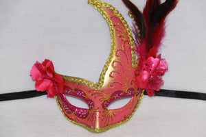 Masquerade Mask Fuchsia