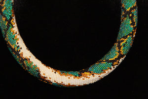 Snake Pattern Rope Gerdan Necklace
