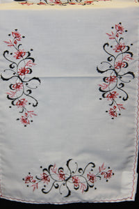 Embroidered Table Runner 11.5" x 21.25"