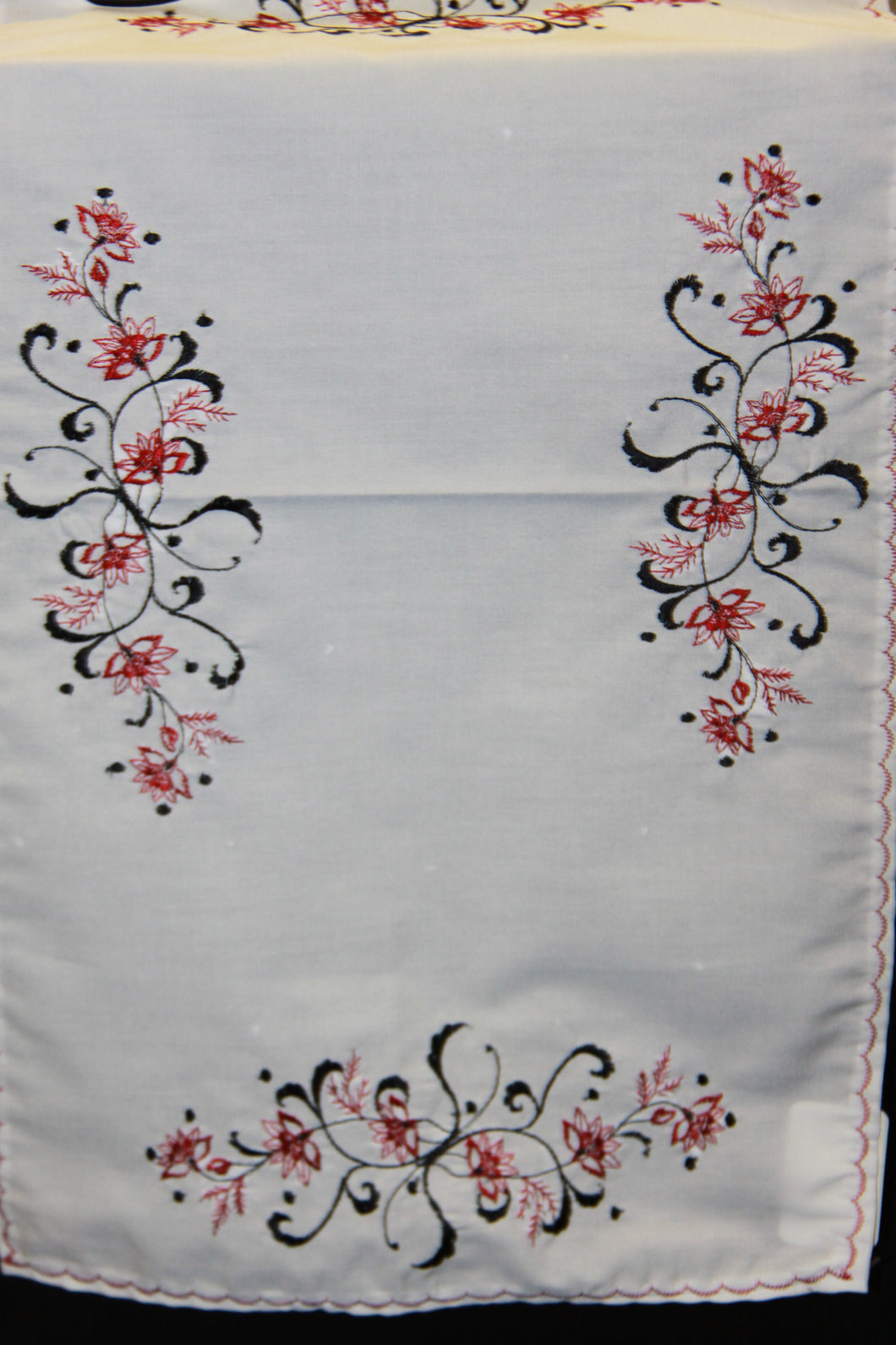 Embroidered Table Runner 11.5