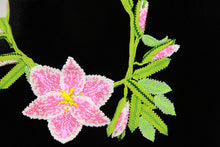 Load image into Gallery viewer, Pink Lily 3D Art Necklace
