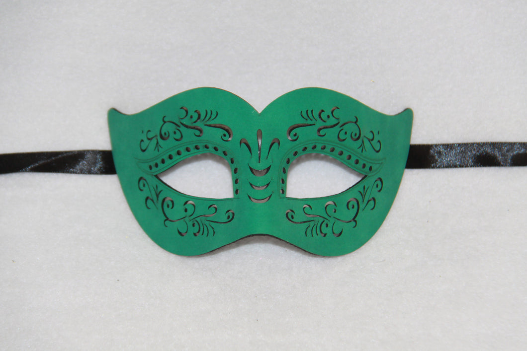 Masquerade Mask Green