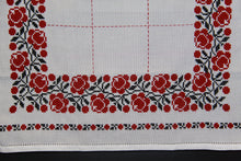 Load image into Gallery viewer, Embroidered Tablecloth 26&quot; x 26&quot;