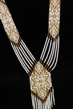 Load image into Gallery viewer, White &amp; Gold Gerdan Necklace