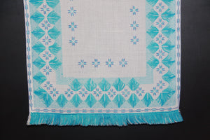 Embroidered Table Runner 13.5" x 28"