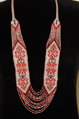 White & Red Gerdan Necklace