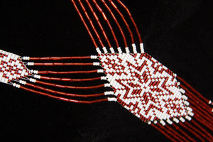 Red & White Star Gerdan Necklace