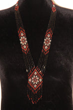 Load image into Gallery viewer, Red &amp; Black Gerdan Necklace