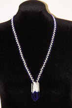 Load image into Gallery viewer, Blue &amp; White Gerdan Necklace
