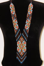 Load image into Gallery viewer, Brown &amp; Blue Gerdan Necklace