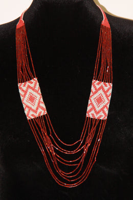 Red & White Gerdan Necklace