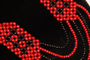 Red & Black Wooden Gerdan Necklace