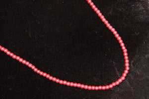 Glass Beads 6mm Necklace